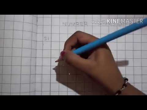 NUMBER NAMES (31-40) UKG MATHS