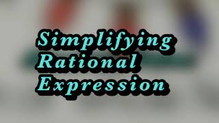 HOW TO SIMPLIFY RATIONAL EXPRESSION! | BASIC EXAMPLE | Teacher AL