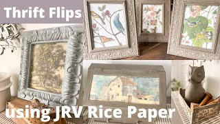 Thrift Flips for profit | NEW JRV rice papers | French Country flips