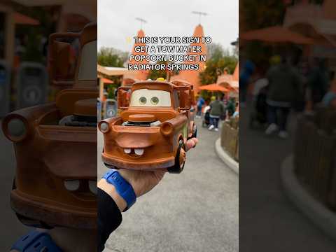 You NEED a Tow Mater!! So worth the 20 dollars!! Best item in Cars Land!! #disney