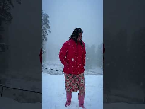 Snowfall in India #mountains #snowfall