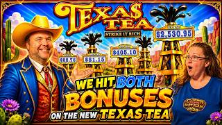 🚨New Game Alert🚨Texas Tea Strike it Rich🤑We Hit BOTH BONUSES! #casino #money #memes #slots #comedy