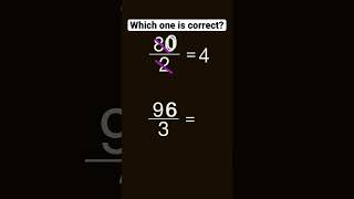Simplify fractions | Tricky math #fraction #fractions #trickymath #fractiontricks #shorts