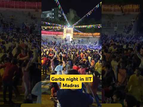 Garba Night in IIT Madras 😍 #dance #iitmadras #iitmotivation #garba #dandiya #shorts #youtubeshorts