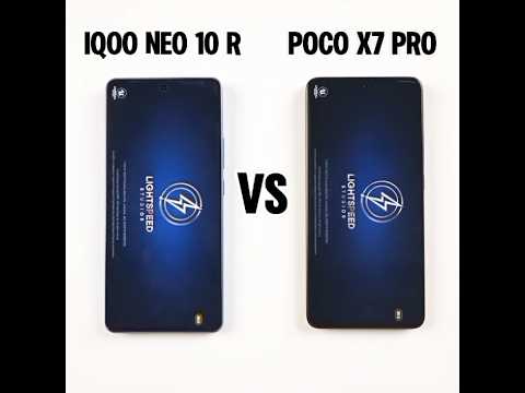 IQOO NEO 10R VS POCO X7 PRO #shorts #pubgmobile #bgmi
