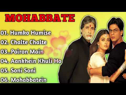 Mohabbatein Movie All Songs | Shah Rukh Khan | Aishwarya Rai |