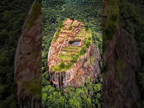 🗿✨ Sigiriya: Sri Lanka’s Majestic Sky Fortress in the Clouds ☁️🏰 #shorts #wondersoftheworld