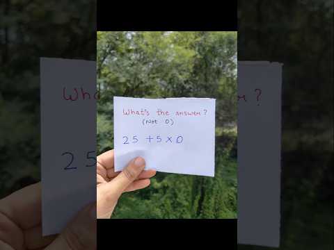 What's the answer? #maths #bodmas #shortvideo #shorts #short #shortsfeed