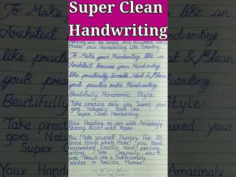 Super Clean Handwriting | How to Write An Architect |