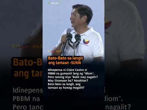 Bato-bato sa langit Sapol ang SUKA! #pinasnews