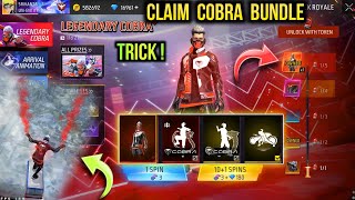 Legendary Cobra Bundle Spin | Cobra Bundle Return | Free Fire Cobra Bundle Kitne Diamond Mein Milega