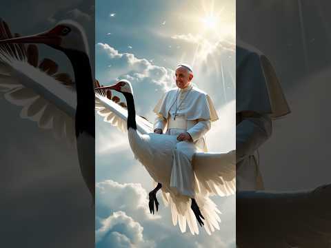 Pope Francis has returned to be with Jesus in Heaven🥰🥰🥰#popeFrancis #jesus #god #amen #shorts #edit