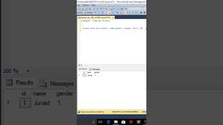 Insert Data in SQL Server