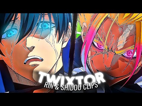 Rin & Shidou TWIXTOR Clips 4K | Blue Lock Season 2 Episode 3