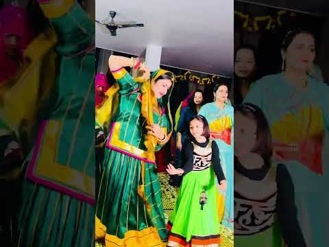 Mother - Daughter Together #mehndirachanlagi #rajasthanidance #motherdaughter #shorts #rajputidance