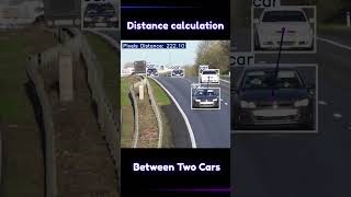 🚗 AI Detects Cars & Measures Distance | Real-Time Computer Vision Demo #shorts #Shorts
