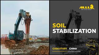 ALLU PMX in Action | Efficient In-Situ Soil Stabilization