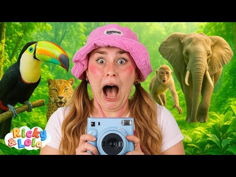 Jungle Adventure with Lola 🤠 Let's learn about the animals that live there by singing! 🐊🐘🐒