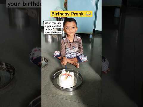 Excitement Level💯😬#funnyvideo#youtubeshortsviral #shortfeed#trendingshorts#cakecuttingvideo#cuteboy
