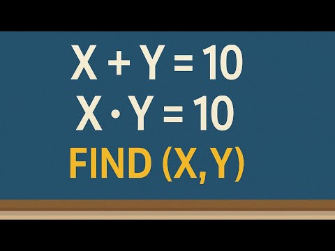 Can You Find X and Y? | Quick Math Olympiad Puzzle