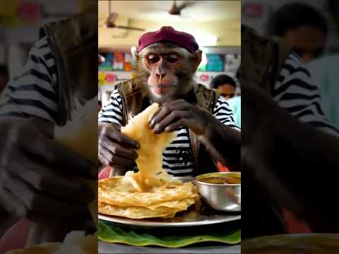 AI Monkey Vlog | Ai Monkey Vlog Shorts 🐒🌧️📸 #shorts #trending #ai #aivlog
