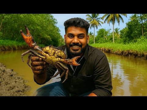 മാരക ഞണ്ട് പിടുത്തം 🦀 Crab catching Malayalam 😵‍💫| Thattikkooott