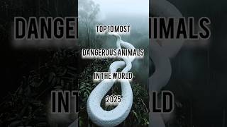 Top 10 Most Dangerous Animals in the World (Deadliest Creatures!)💀😱#top10#subcribe