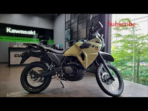 All New Kawasaki KLR650 2022 PEARL SAND KHAKI