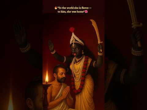 To the World She is Fierce — To Him, She Was Home | Maa Kali & Ramakrishna Divine Bond🌺🔥🙏🏻