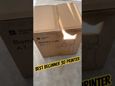 Unboxing Bambu Labs A1 mini 3D printer without AMS lite.                   #best #budget #3dprinter
