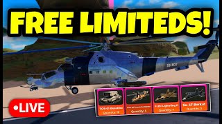 🔴GIVING AWAY FREE PREMIUM LIMITEDS! | War Tycoon