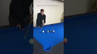 Pool lesson: a rail kicking system that always works ✅ #billiards #learning #lessonslearned