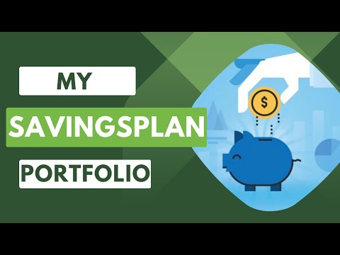 My Savings plan portfolio in Germany. Long term investing and compounding. Invest in ETF.