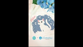 Embossed Kitten Hatch and Embroidery Library.mp4