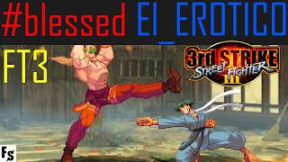 Street Fighter III: Third Strike - #blessed [Alex] vs El_EROTICO [Makoto] (Fightcade FT3)
