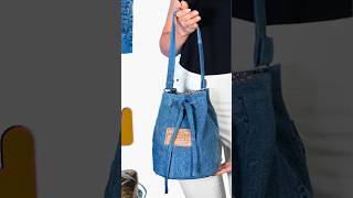 How to upcycle jeans into a style shoulder bag! Miarti👜✂️