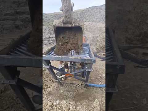 Large scale gold mining trommel wash plant # trommel#goldmining