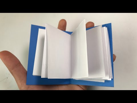 How to make a mini paper book