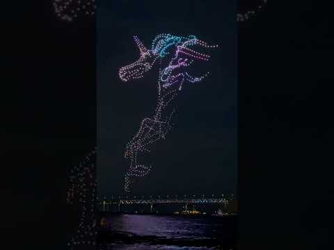Drone show in Busan, South Korea 🇰🇷
