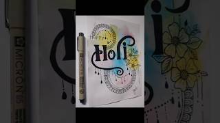 "Holi Ke Rang, Art Ke Sang!" #holifestivalofcolours #holi2025  #holispecial #art#trendingnow #short