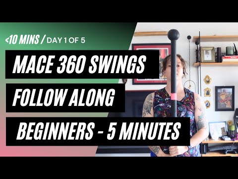 5 minute Mace practice for beginners - Swings