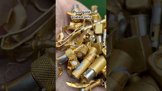 Gold plated pins #treasuresearch #goldmining #goldrecovery