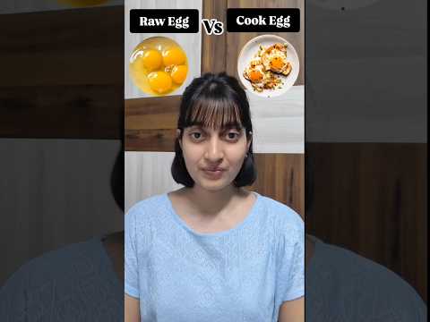 raw egg vs cooked egg
