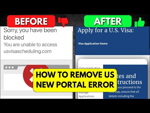 How to Fix US New Portal Error 2025 | How to Remove US New Portal Error | Secret Trick 100% Working