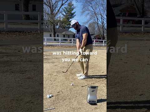 Struggle hitting high, soft pitch shots? Heres a clip from a recent golf lesson #chipping #pitchshot