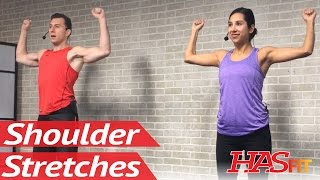 10 Min Shoulder Stretches & Shoulder Pain Relief Exercises - Shoulder Stretching & Mobility Stretch