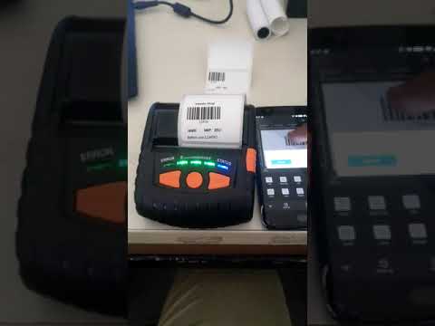 Bluetooth label printer