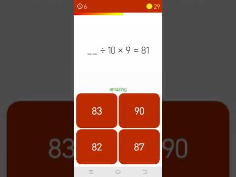 Tricky Maths - Fill in the Blanks Game