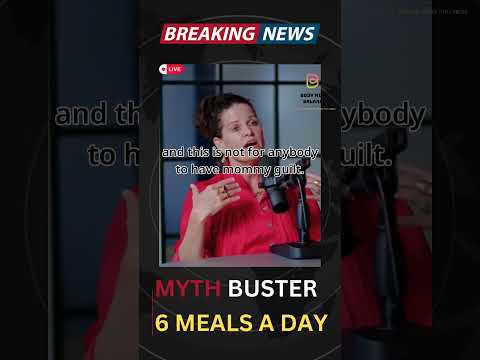 MINDY PELZ MYTHBUSTER-6 MEALS A DAY #healthyliving #motivation, #mythbusters , #healthyfood