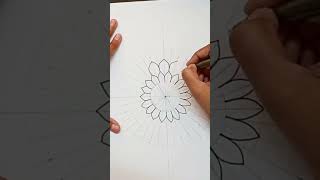 Easy Mandala Art for Beginners #easymandalaart #mandalaart #mandalaartforbeginners #easydrawing